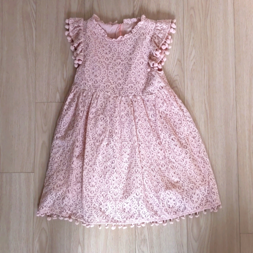 Girls' lace dress